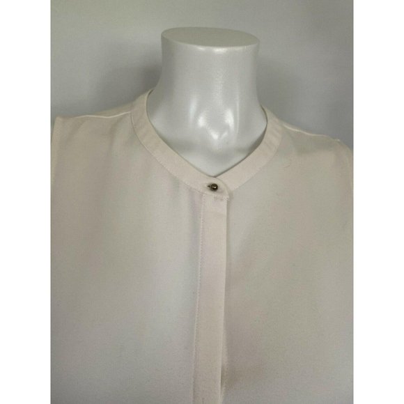 Vintage Forever 21 Women Ivory Sleeveless‎ Blouse S - Picture 6 of 12